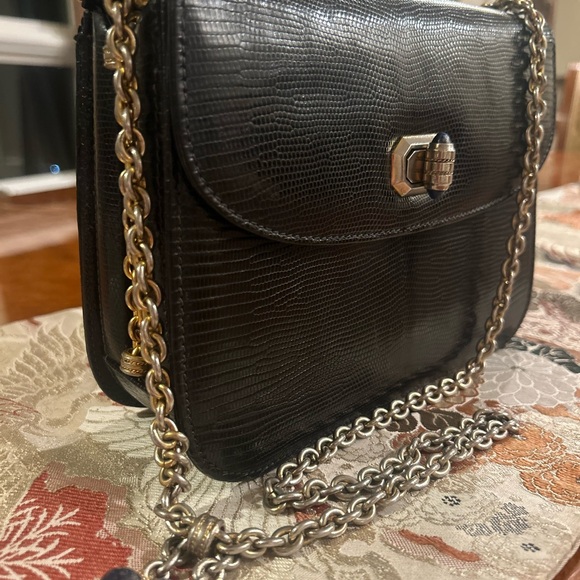 Collectable Vintage Lizard Skin Gucci Shoulder Bag - Picture 12 of 16